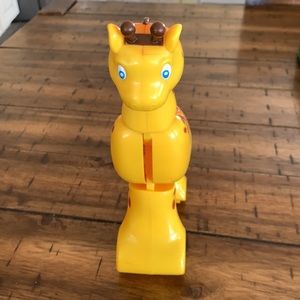 ROLL ALONG GIRAFFE MARKED "TOP
WONDER" Vintage